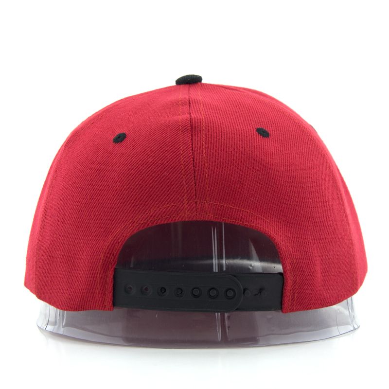 Two tone snapback cap with embroidery logo