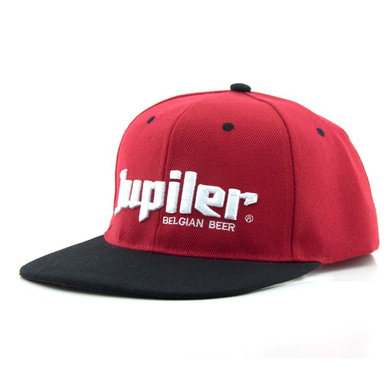 Two tone snapback cap with embroidery logo