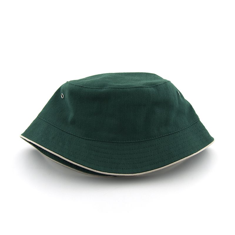 Sombrero de pescador personalizado con ribetes en contraste