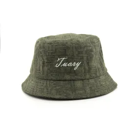 Single Bucket hat with Linen Fabric