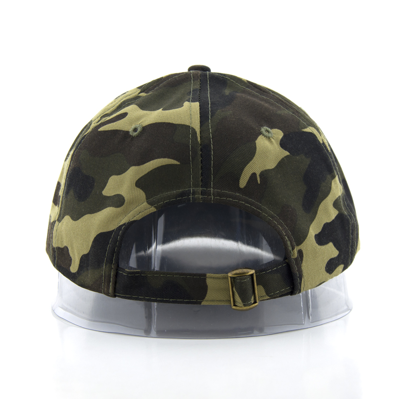 Camouflage fabric baseball cap