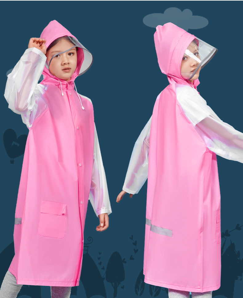Childern's raincoat PVC material