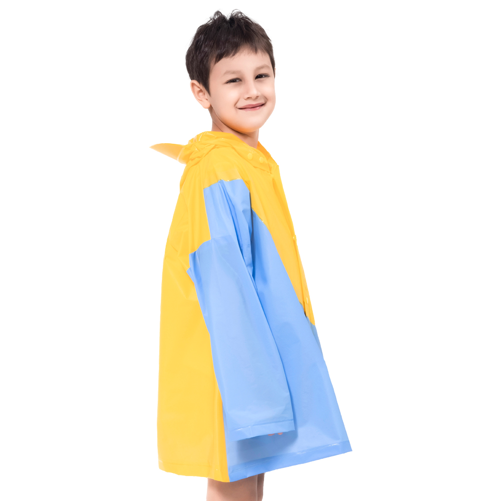 Color combination hot fit raincoat