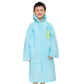 Patch pocket print raincoat
