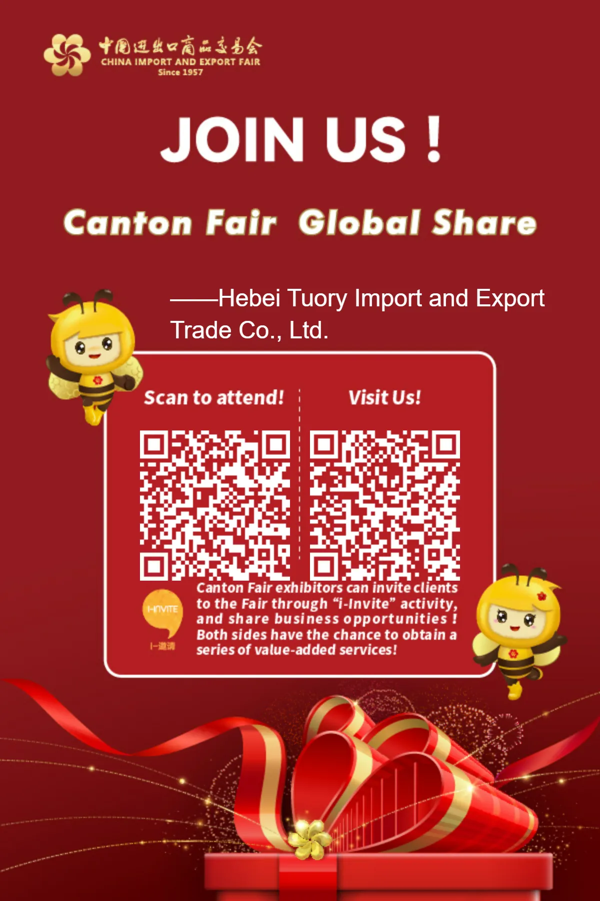 Welcome to Visit our Canton Fair Booth