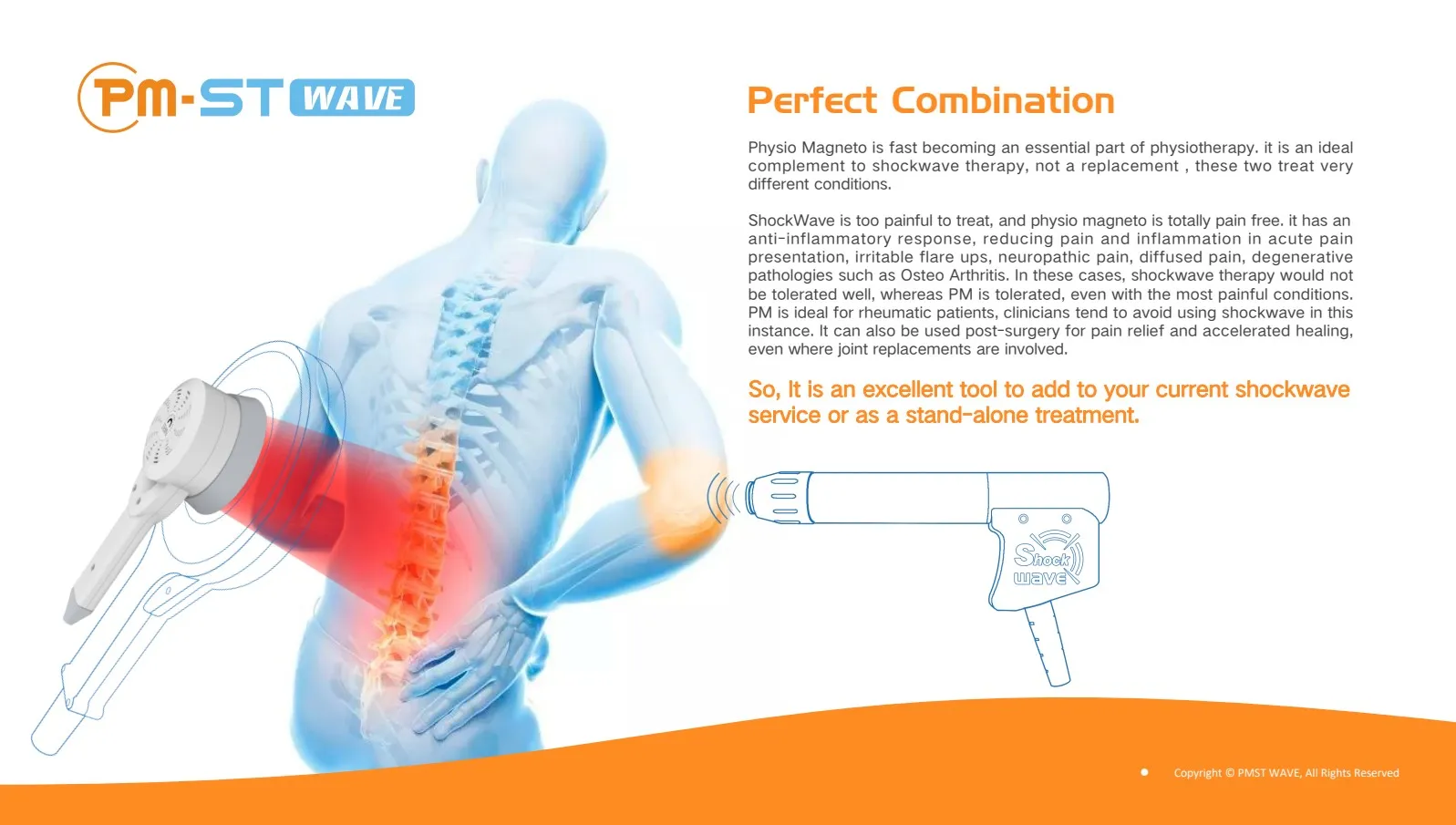 3 IN 1 Physio Magneto +NIRS SHOCKWAVE Pain Relief device