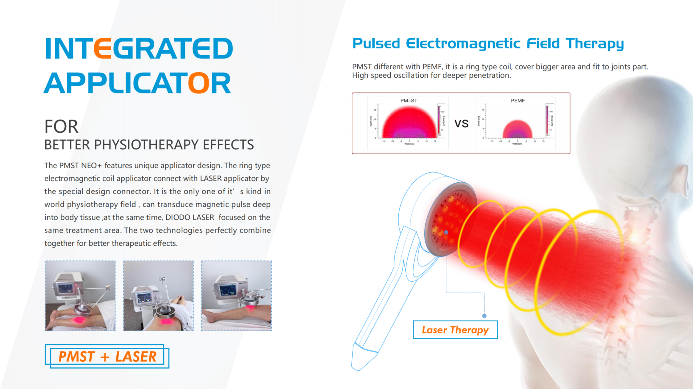 2 IN 1 Physio Magneto +Diode laser  Pain Relief device