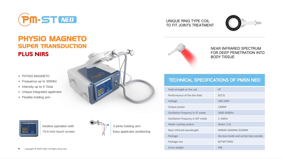 2 IN 1 Physio Magneto + NIRS Pain Relief device