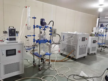 Jacketed glass reactor for pharmaceutical industries