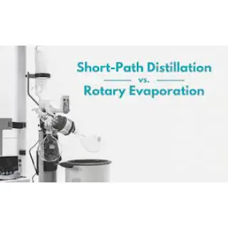 the rotary evaporator works on evaporating the solvent from the extracted mixture