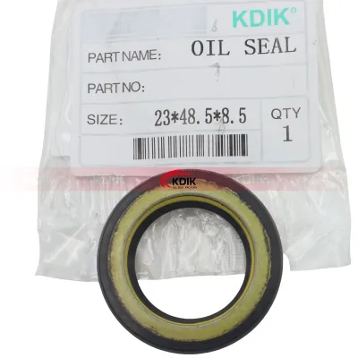 China Kdik Supplier Size 23*48.5*8.5 Power Steering Oil Seal NBR Rubber Oil Seal