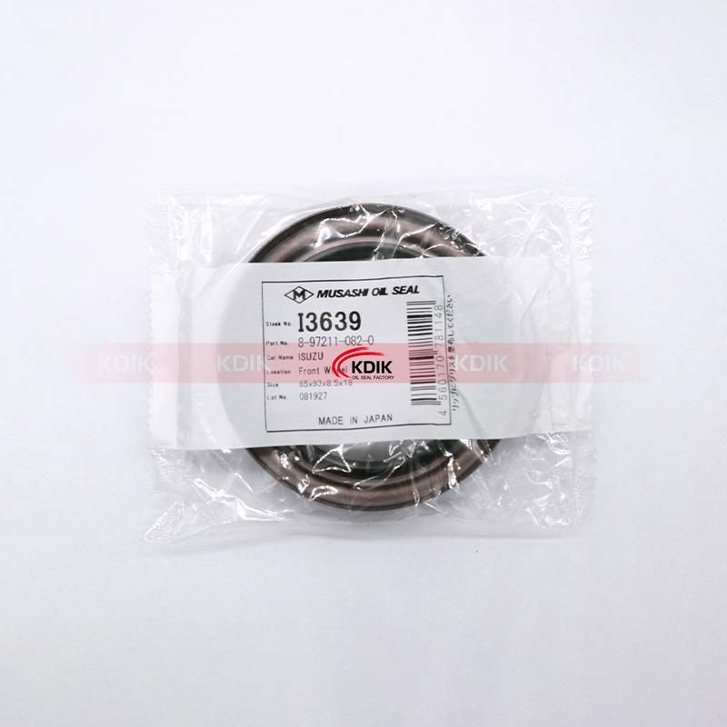 I3639 Front Wheel Hub Oil Seal Size 65*93*8.5/18 For ISUZU 8
