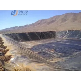 The geomembrane used in landfill liner systems is typically 60 mil (0.06 inches) thick and consists of low permeability materials like high-density polyethylene