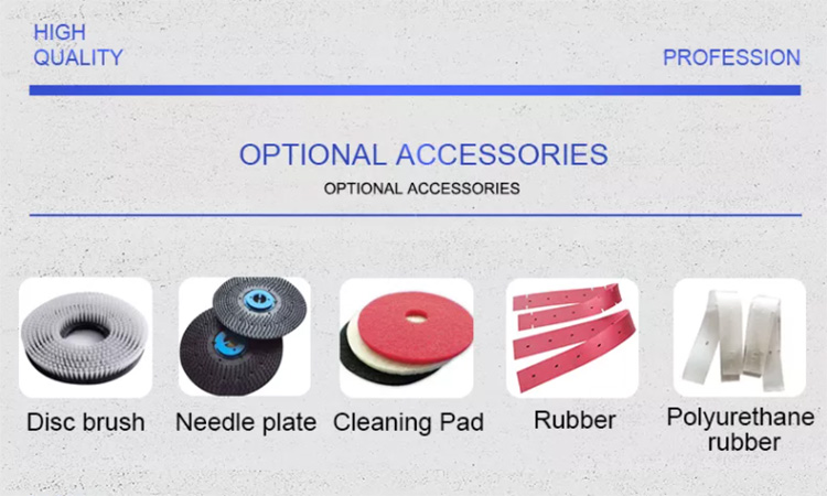 ride on floor scrubber accessories