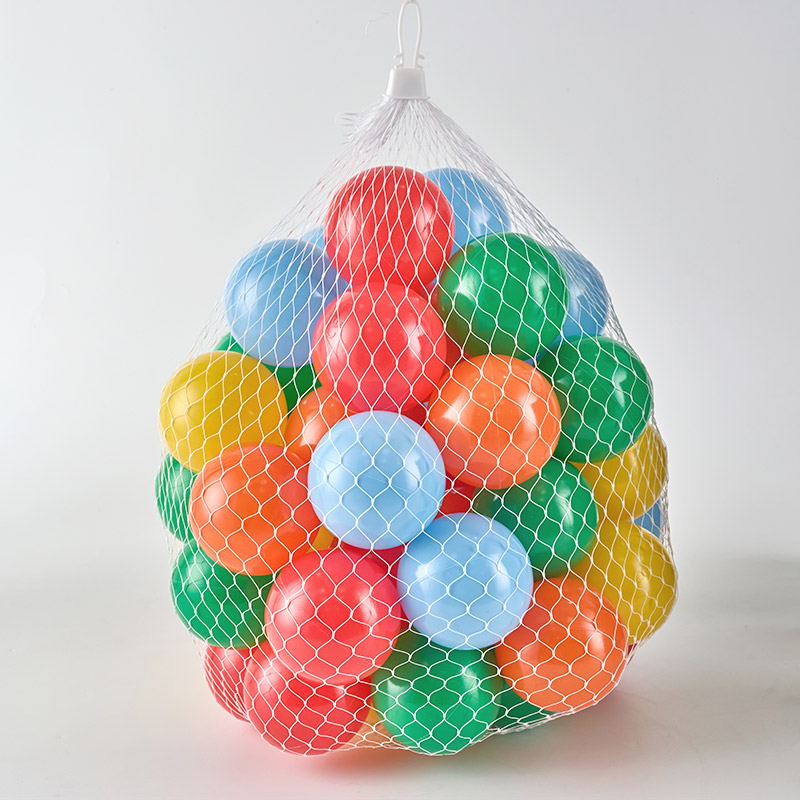 Colorful soft plastic ball with Net bag