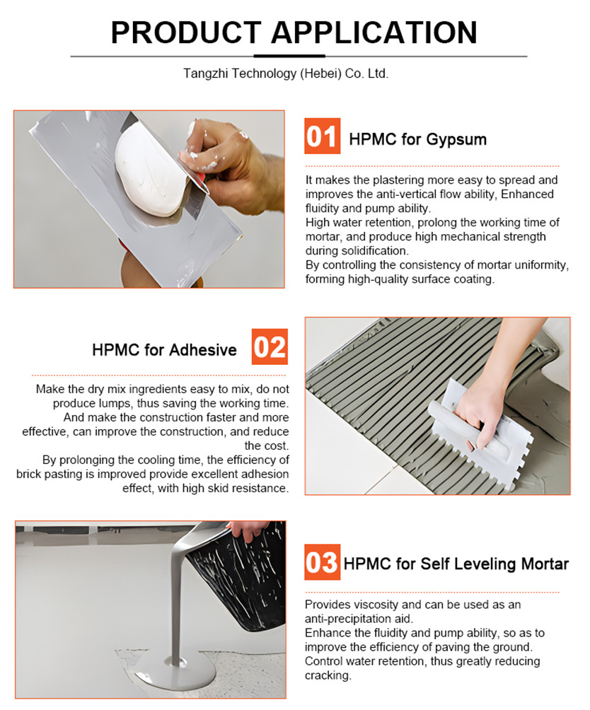 HPMC For Construction Hydroxy Propyl Methyl Cellulose