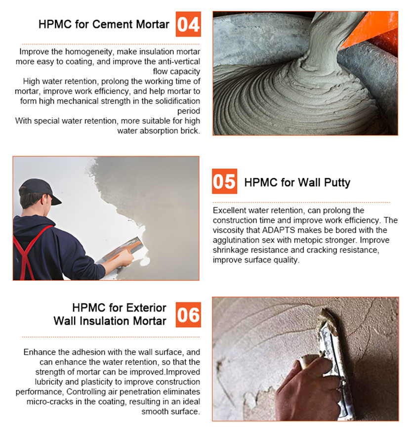 HPMC For Construction Hydroxy Propyl Methyl Cellulose
