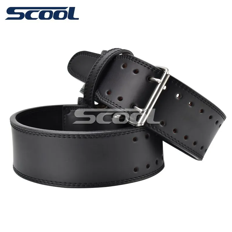 Powerlifting Belt Black Cowhide 13mm