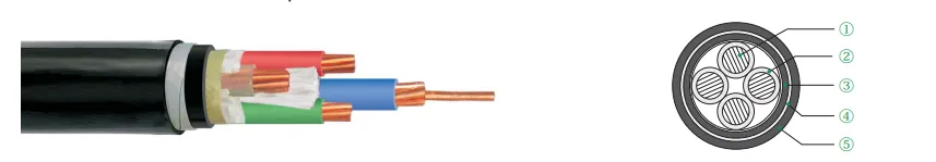 0.6-1KV STA Armored Copper Cable