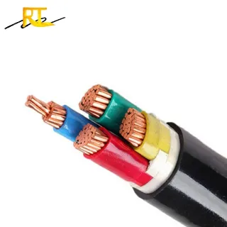 แรงดันต่ำ NYY 4x95mm2 4x25mm2 PVC Copper Power Cable ราคา