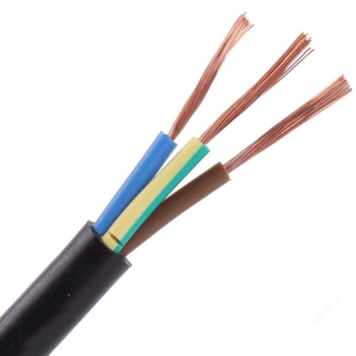 Low Voltage Flame Retardant Multi Copper Core PVC Power Cables RVV 3*2.5mm2