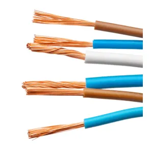  سلك الكابلات الكهربائية VDE H05V-K H05V2-K H07V2-K 0.75 mm2 PVC Electronic Cable 