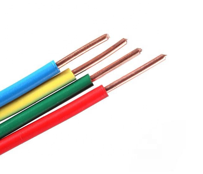 Estándar IEC China Tipos de cableado doméstico 2 mm 3 mm 2,5 mm 6 mm 16 mm  Iluminación PVC CU Cable eléctrico único