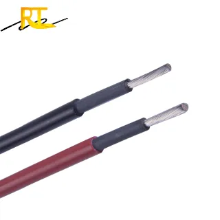 Waterproof TUV DC Solar Cable Standards 4mm2 According To IEC 60228 Solar DC Cable 1c x 4 sq.mm