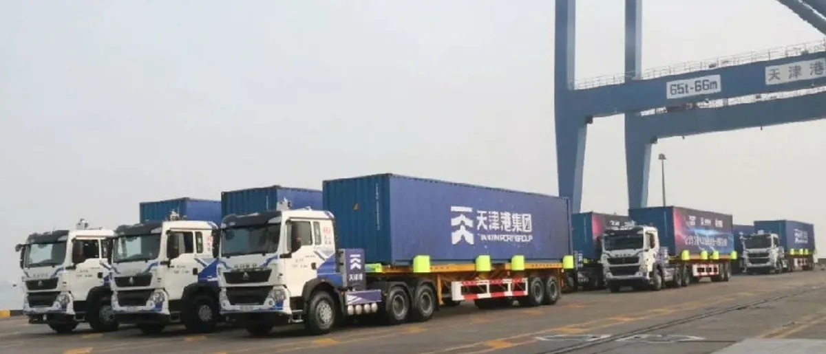 Debut in the World SINOTRUK's Intelligent Pure Electric Container Truck Carried out the World's First Whole-vessel Operation Successfully