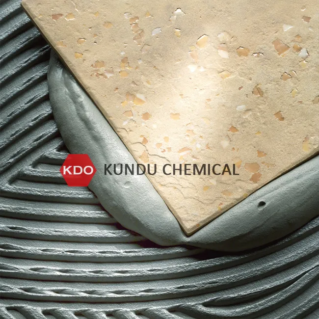 The role of KD6002N and KD6044N redispersible latex powder in ceramic tile adhesive.