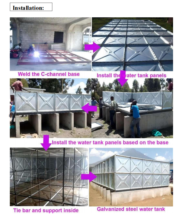 Galvanised Water Tank