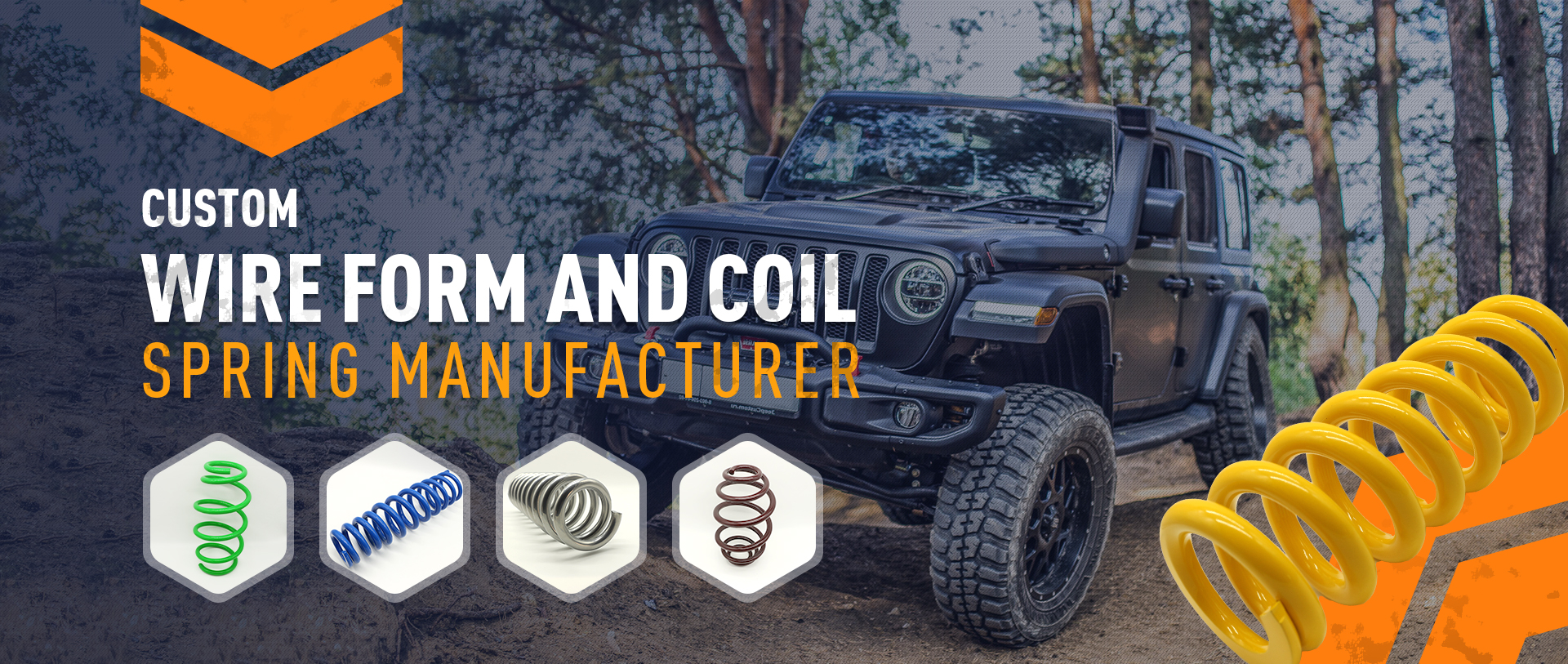 Coil springs for off-road vehicles