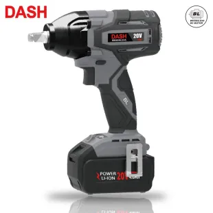 Brushless 20V, Heavy Duty 650N.m, 3-speed control Cordless Impact Wrench.