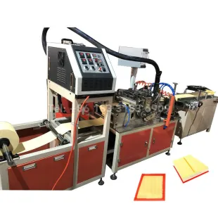 Filter Paper Pleating And Gluing Machine