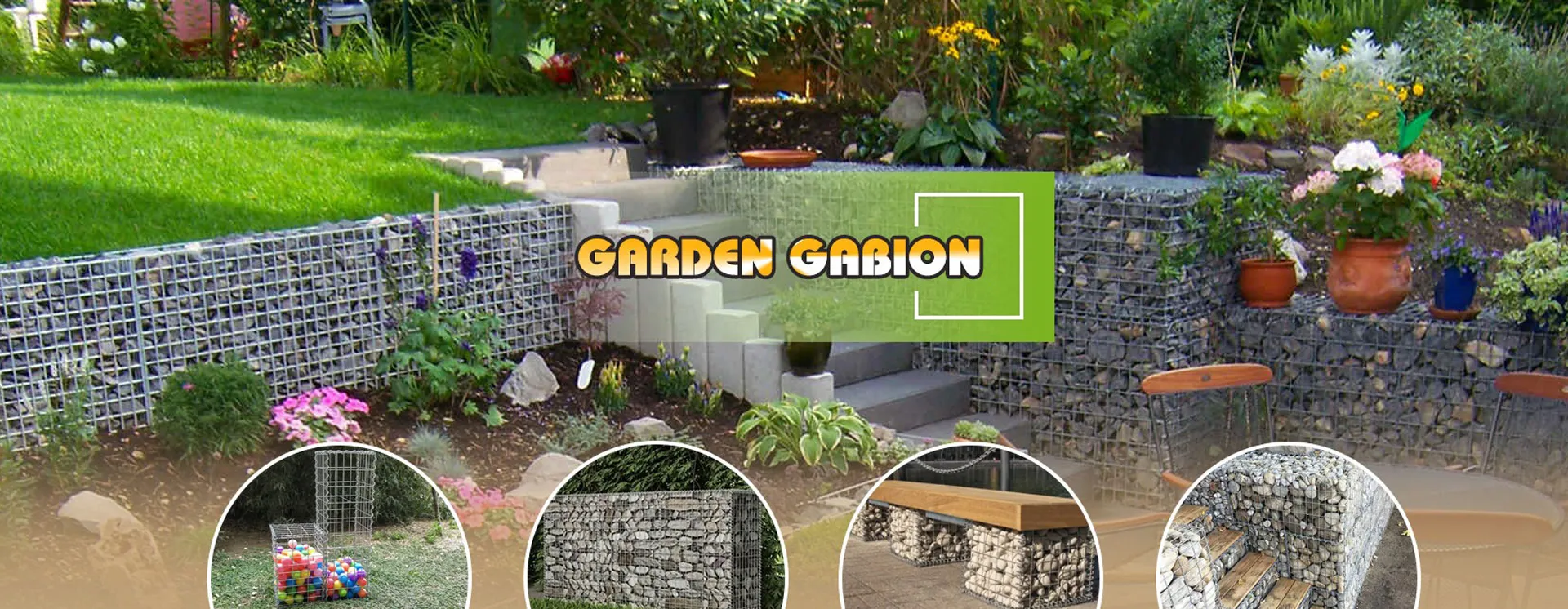 Bastion gabion wall