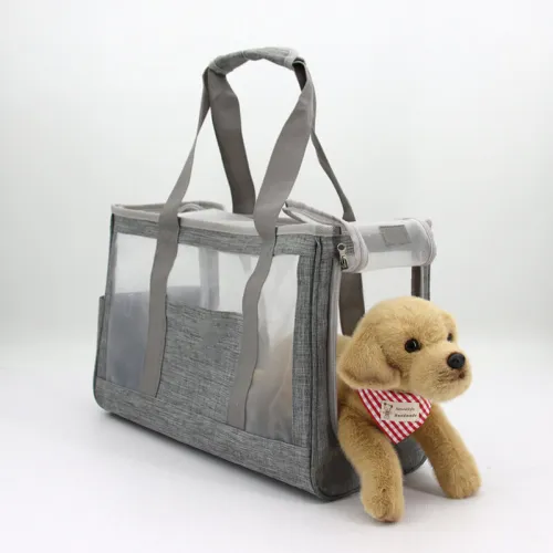 Mesh Pet Carrier travel bag for dogs