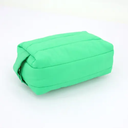 quilted makeup bag,quilted cosmetic case,quilted toiletry bag