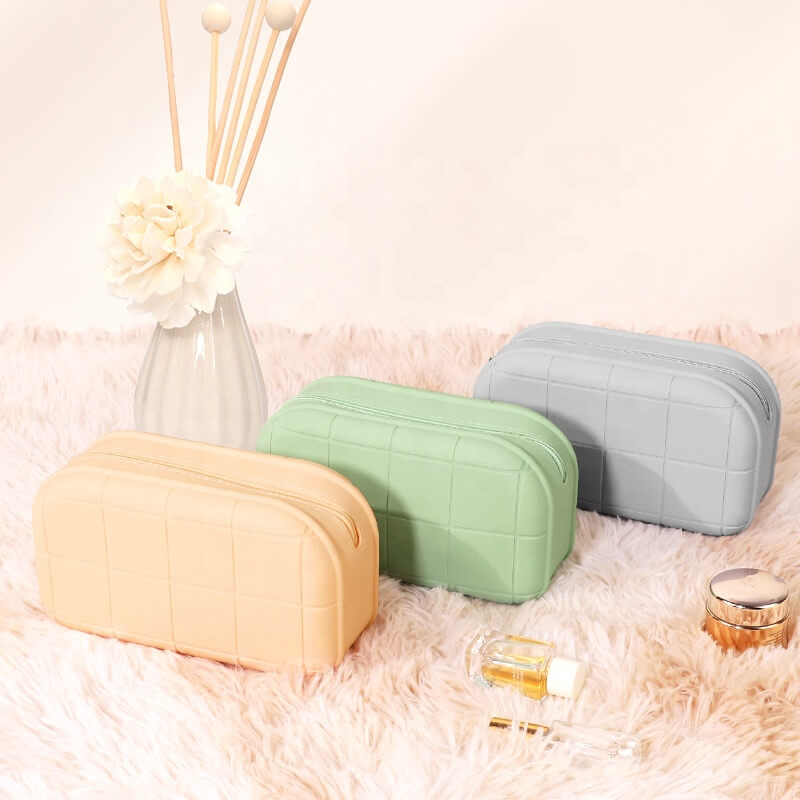 silicone makeup bag,Skincare Ladies Pouch,Jelly Purse