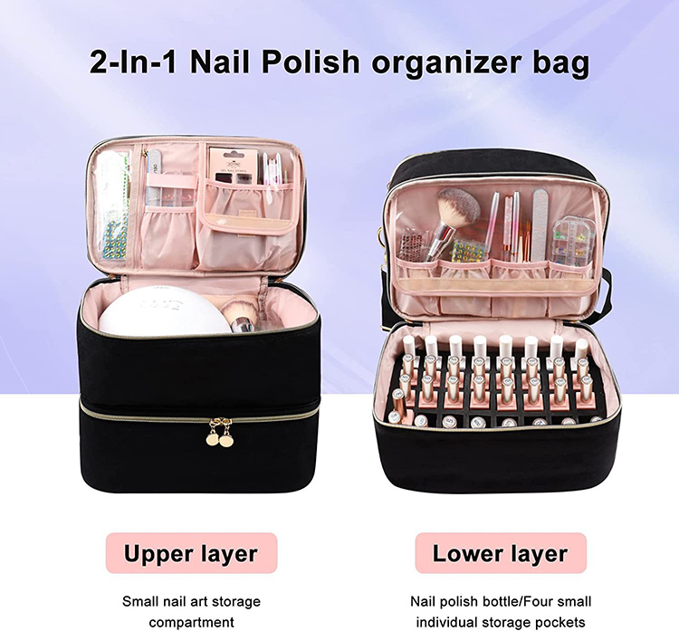 Nail Polish organizer bag,Nail Polish carrying bag,Nail Polish Kit
