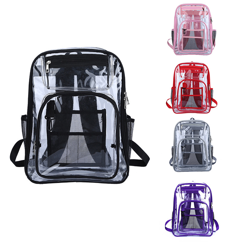 see through backpack,custom clear backpack,custom clear stadium bags