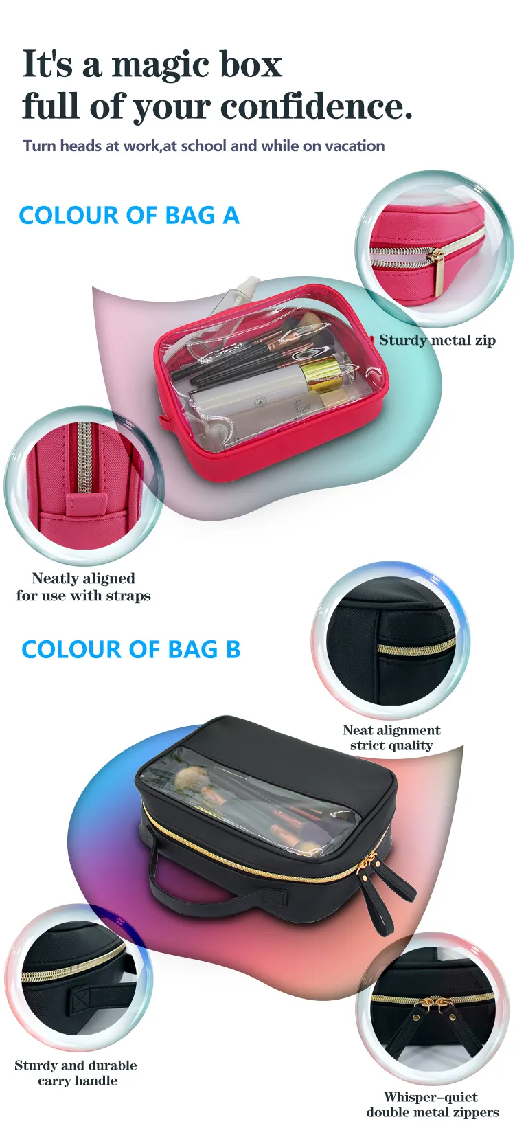 wholesale toiletry bags