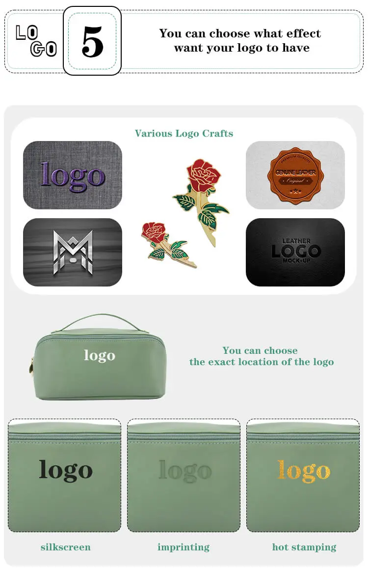 Design Letter Makeup Bag
