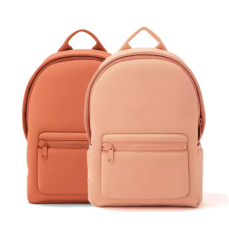 What are the features of a neoprene backpack?