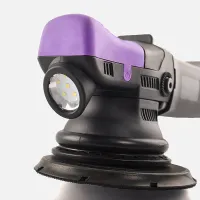 LED Headlight Installed Random Orbit Car Polisher