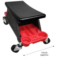 Rolling Mechanics Seat with Tool Trays