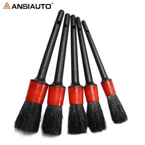 Kit 5 Spazzole Per Dettagli Auto - Set Pulizia Interni E Cerchi Spazzole Morbide Multiuso 604697