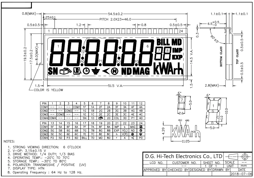 HTN LCD Transmissive Positive 1 4D 1 3B 6 O clock htn-lcd-transmissive-positive-1-4d-1-3b-6-o-clock