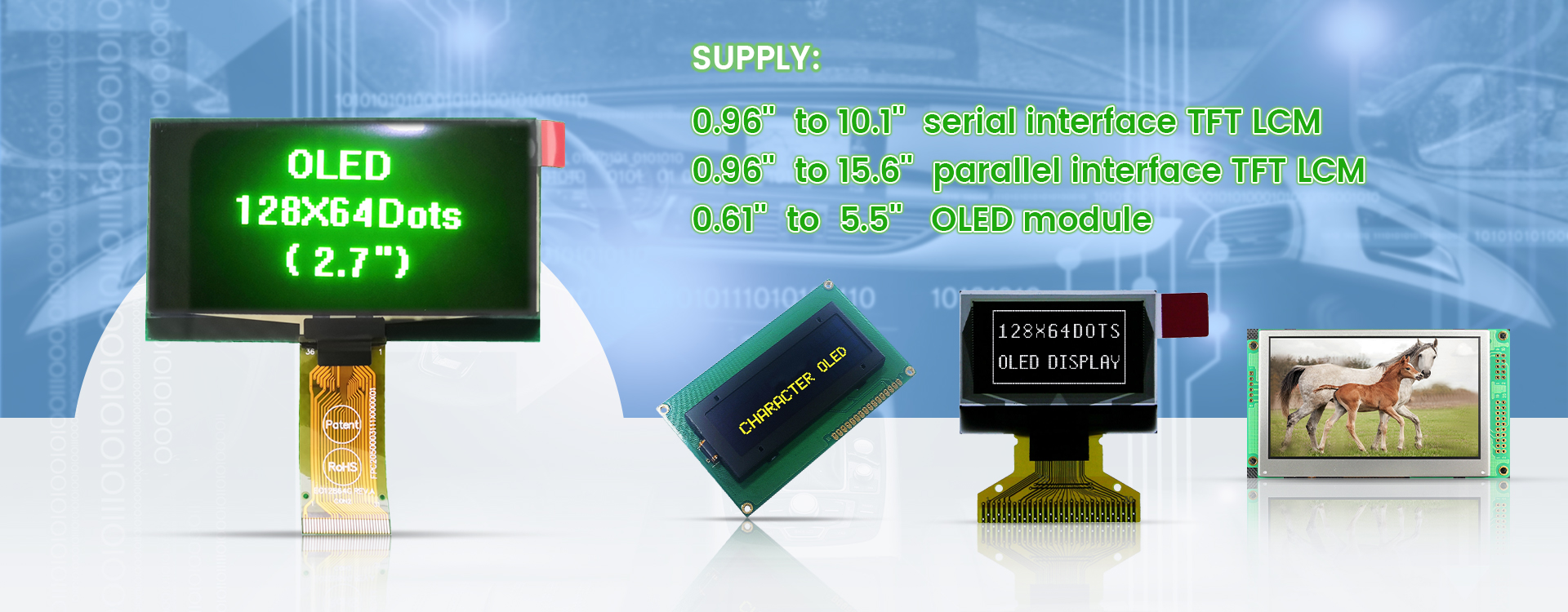 OLED Display for Electric Meter