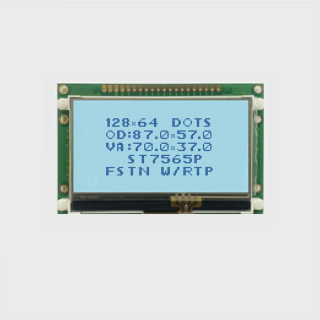Graphic LCD module, 128*64 dots with touch panel