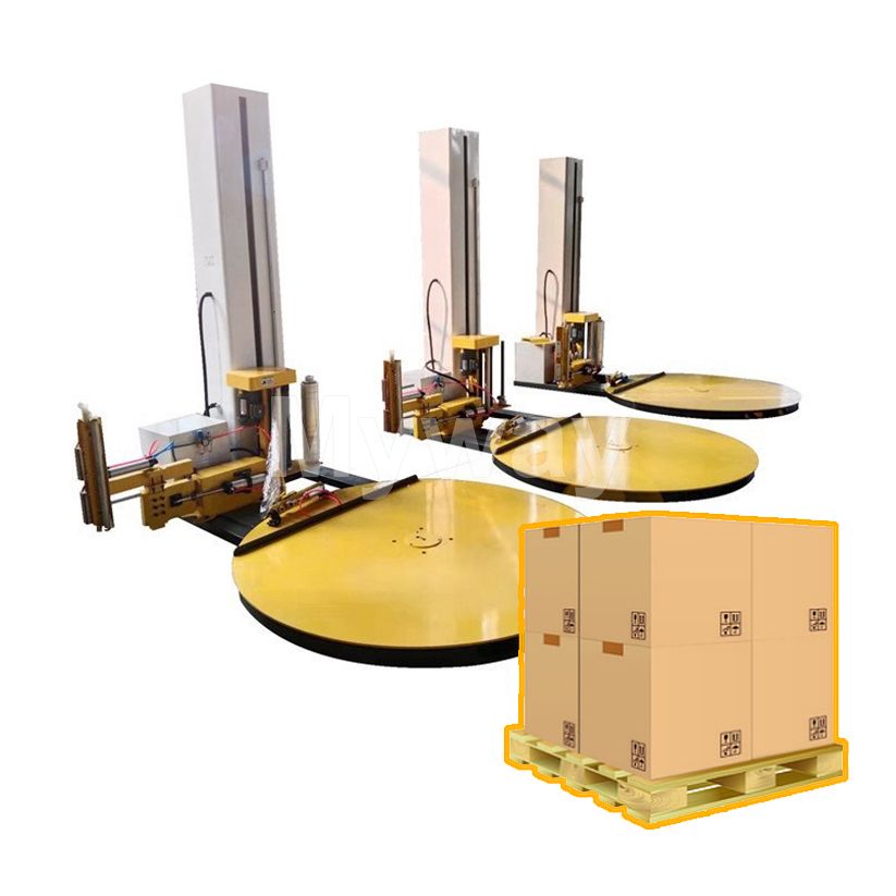 automatic pallet wrapping machine